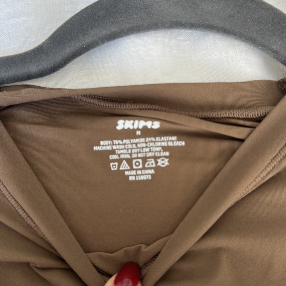 Skims Fits Everybody Super Cropped T-Shirt | Oxide 1 Oxide / M View 2